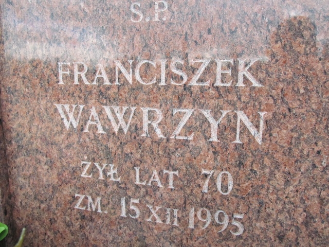 Henryk Franciszek Wawrzyn 1925 Suwałki - Grobonet - Wyszukiwarka osób pochowanych