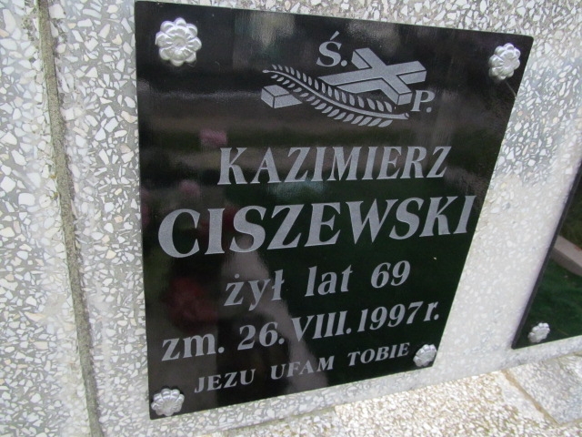 Alina Ciszewska 1953 Suwałki - Grobonet - Wyszukiwarka osób pochowanych