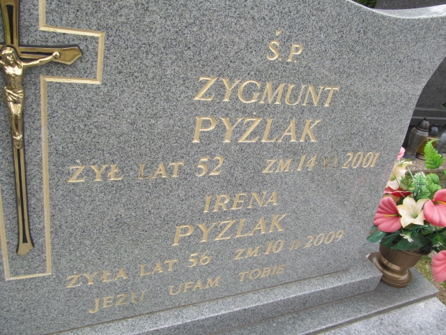 Irena Pyżlak 1953 Suwałki - Grobonet - Wyszukiwarka osób pochowanych