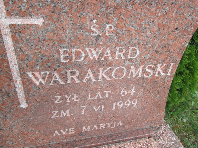 Teresa Warakomska 1946 Suwałki - Grobonet - Wyszukiwarka osób pochowanych