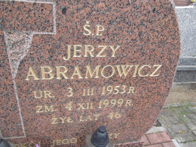 Waldemar Abramowicz 1959 Suwałki - Grobonet - Wyszukiwarka osób pochowanych