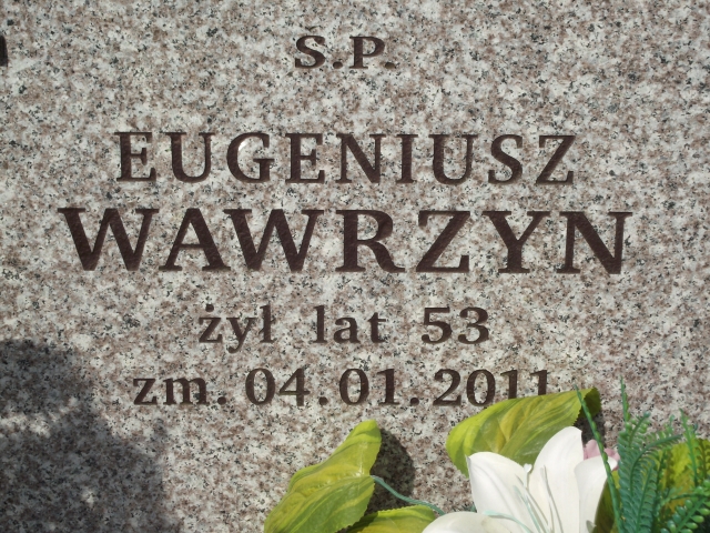 Eugeniusz Wawrzyn 1958 Suwałki - Grobonet - Wyszukiwarka osób pochowanych
