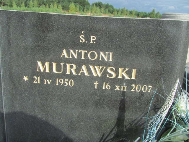Antoni Murawski 1950 Suwałki - Grobonet - Wyszukiwarka osób pochowanych
