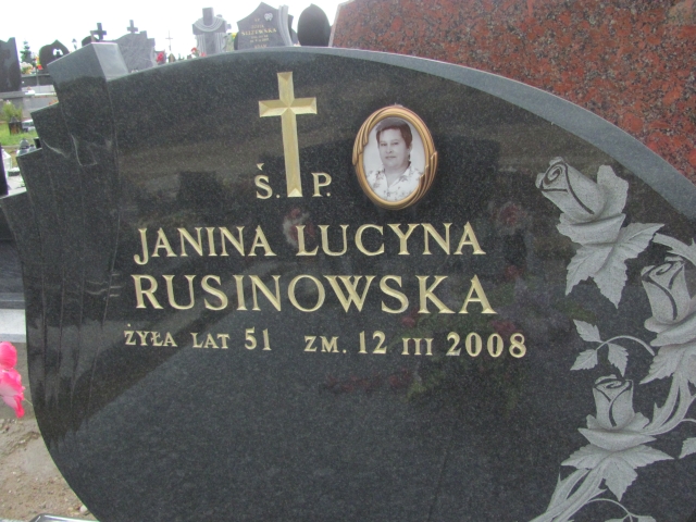 Janina Lucyna Rusinowska 1956 Suwałki - Grobonet - Wyszukiwarka osób pochowanych