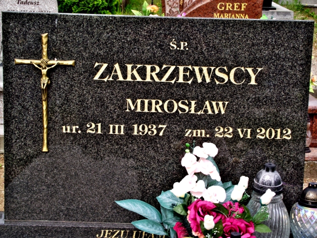 Mirosław Zakrzewski 1937 Suwałki - Grobonet - Wyszukiwarka osób pochowanych