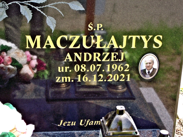 Andrzej Maczułajtys 1962 Suwałki - Grobonet - Wyszukiwarka osób pochowanych