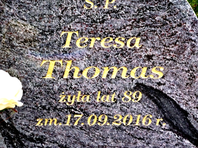 Teresa Thomas 1927 Suwałki - Grobonet - Wyszukiwarka osób pochowanych