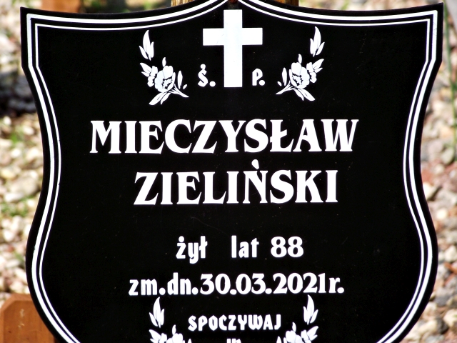 Mieczysław Zieliński 1933 Suwałki - Grobonet - Wyszukiwarka osób pochowanych