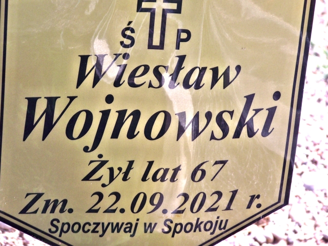 Wiesław Wojnowski 1954 Suwałki - Grobonet - Wyszukiwarka osób pochowanych
