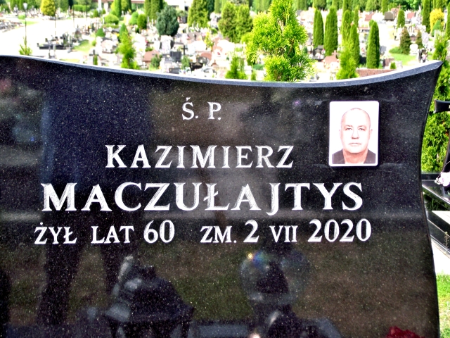 Kazimierz Maczułajtys 1959 Suwałki - Grobonet - Wyszukiwarka osób pochowanych