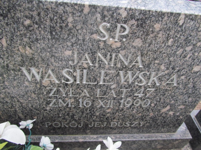 Janina Wasilewska 1943 Suwałki - Grobonet - Wyszukiwarka osób pochowanych