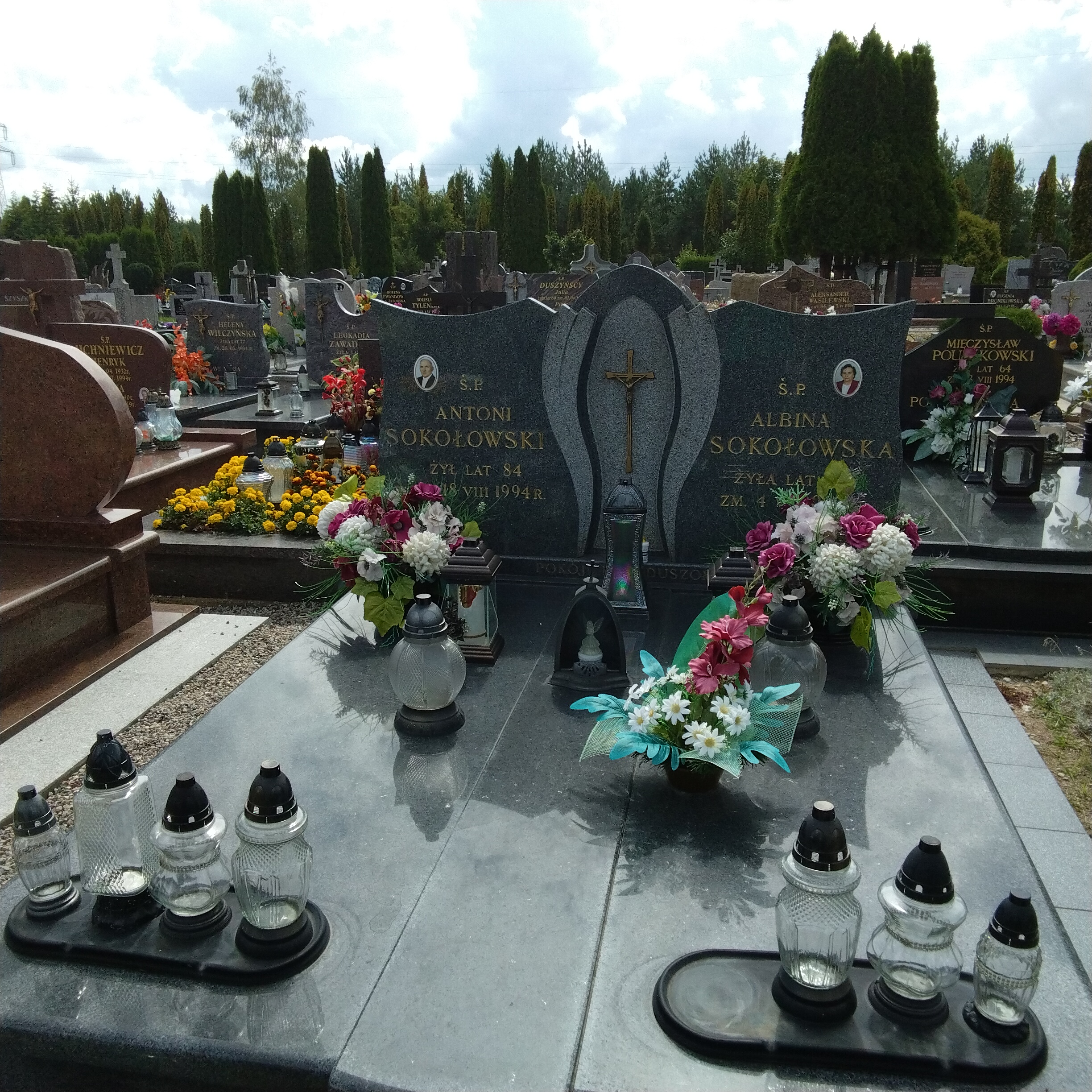 Grób Albina Sokołowska