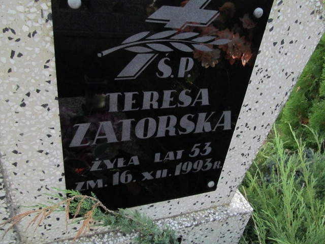 Teresa Zatorska 1940 Suwałki - Grobonet - Wyszukiwarka osób pochowanych