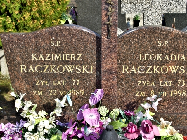 Kazimierz Raczkowski 1912 Suwałki - Grobonet - Wyszukiwarka osób pochowanych