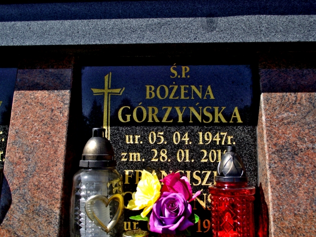 Bożena Górzyńska 1947 Suwałki - Grobonet - Wyszukiwarka osób pochowanych