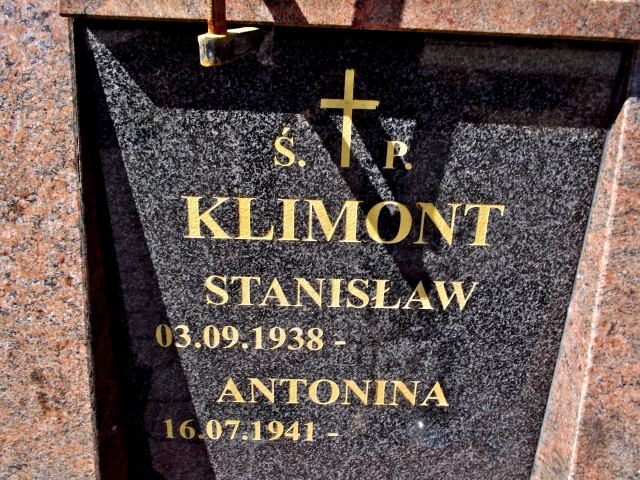Stanisław Klimont 1938 Suwałki - Grobonet - Wyszukiwarka osób pochowanych