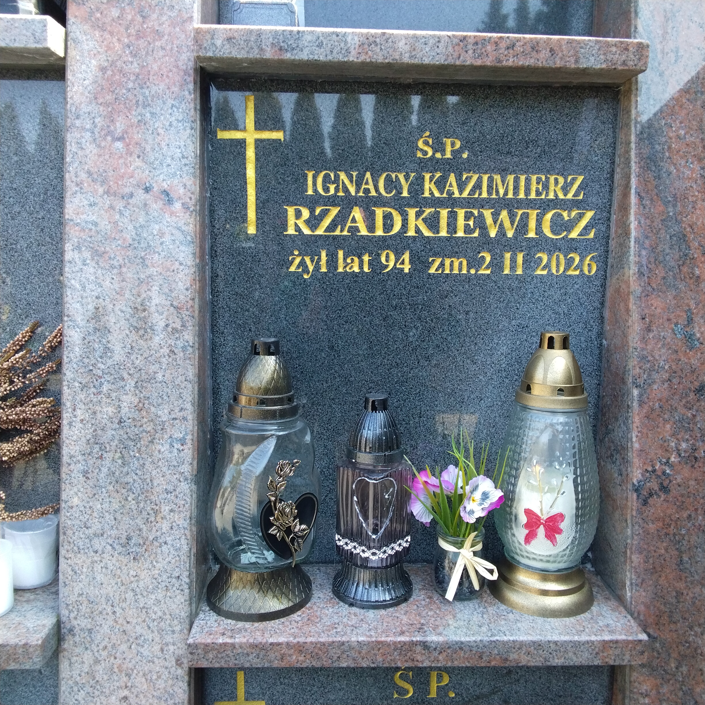 Ignacy Rzadkiewicz 1931 Suwałki - Grobonet - Wyszukiwarka osób pochowanych